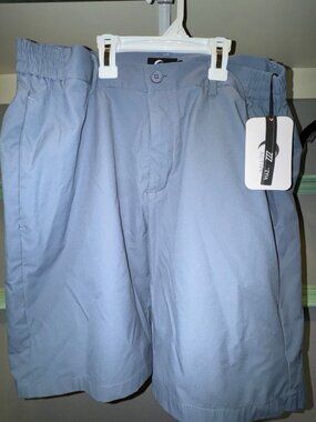 ZYIA Active Men's Steel Blue Starboard Shorts Long L NWT